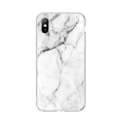 Pokrowiec silikonowy Marble marmur bia�y Apple iPhone 11 / 2