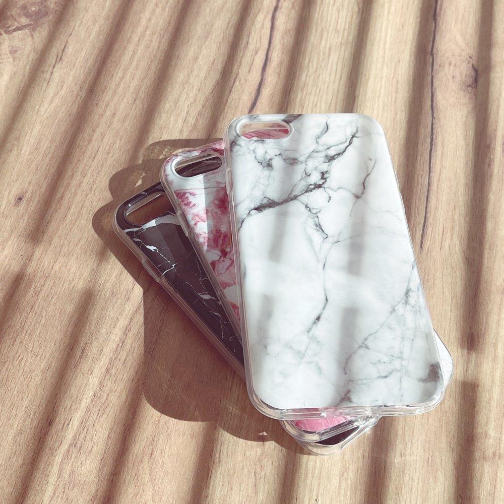 Pokrowiec silikonowy Marble marmur biay Apple iPhone 13 Mini / 6