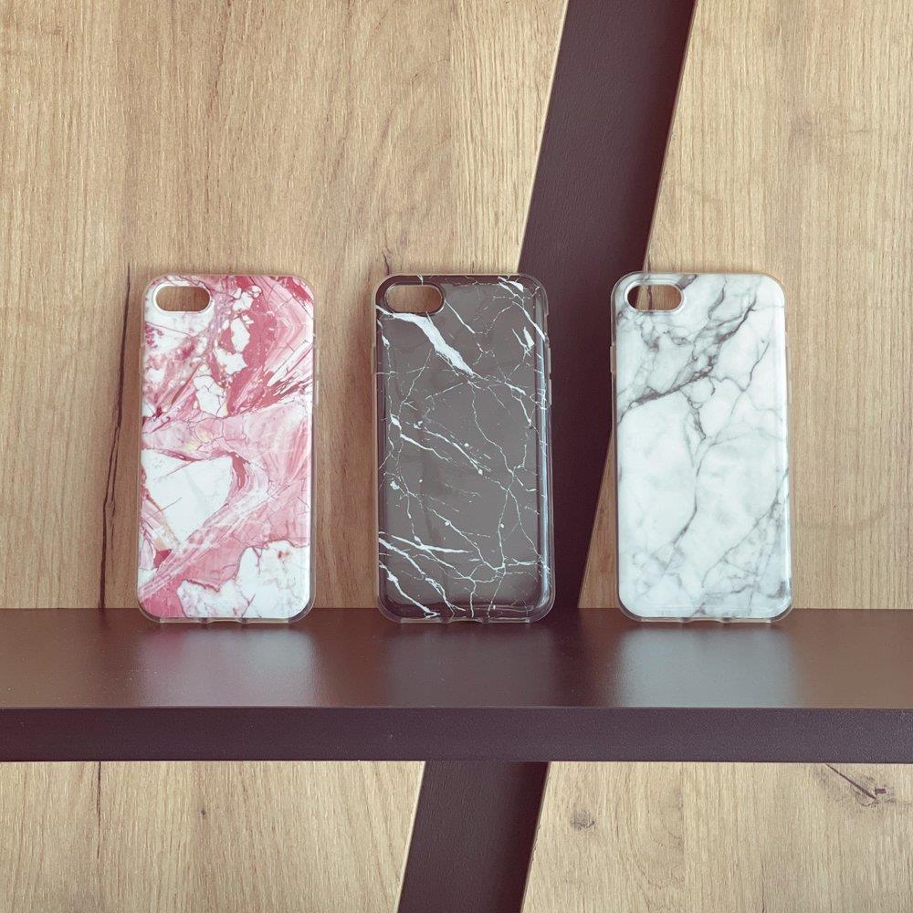 Pokrowiec silikonowy Marble marmur biay Apple iPhone 13 Mini / 7
