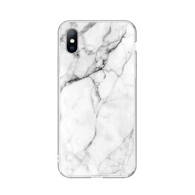 Pokrowiec silikonowy Marble marmur biay Apple iPhone XS / 2
