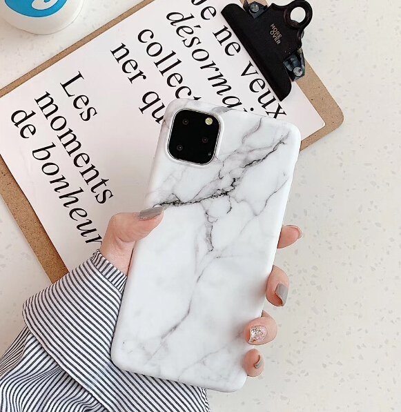 Pokrowiec silikonowy Marble marmur biay Samsung Galaxy A71 / 6