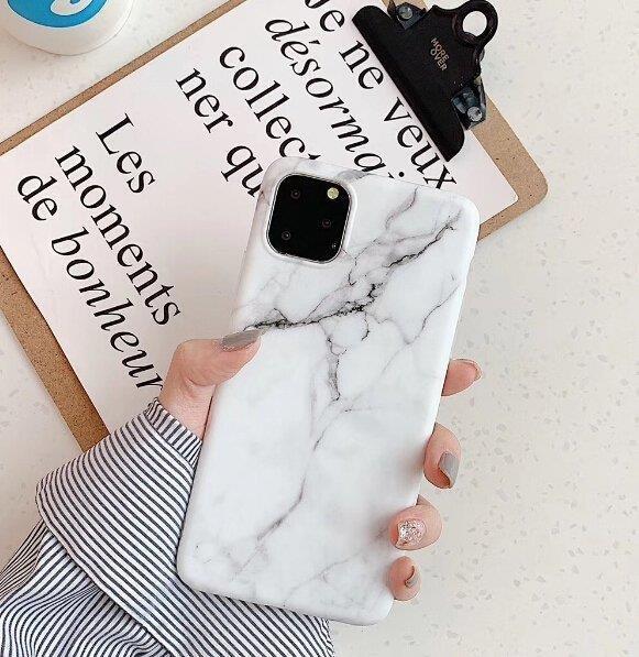 Pokrowiec silikonowy Marble marmur czarny Samsung A32 5G / 6