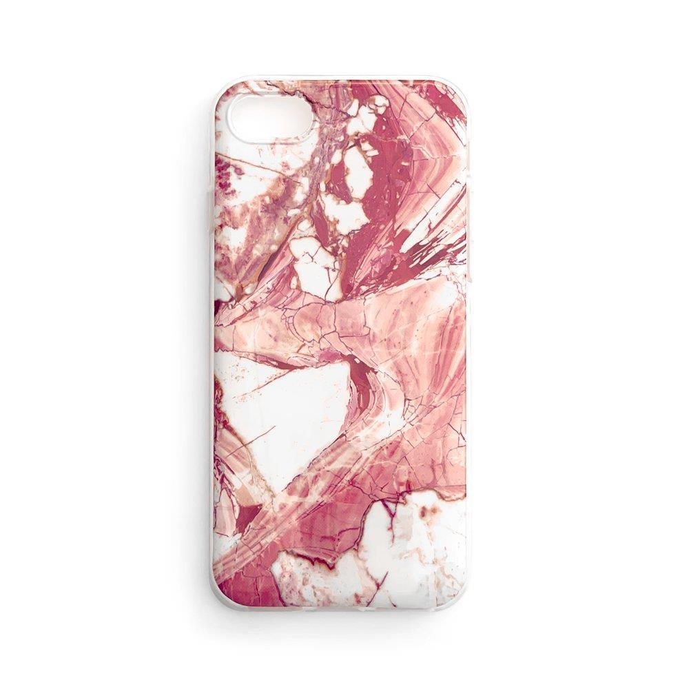 Pokrowiec silikonowy Marble marmur r�owy Samsung Galaxy S21 FE 5G