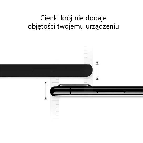 Pokrowiec silikonowy Mercury Goospery czarny Apple iPhone 7 / 4