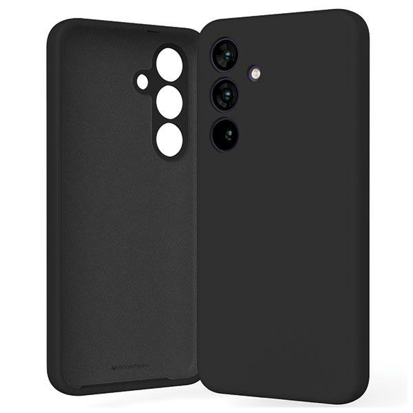 Pokrowiec silikonowy Mercury Goospery czarny Samsung Galaxy S24