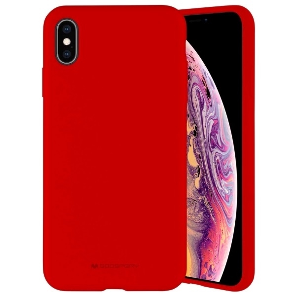 Pokrowiec silikonowy Mercury Goospery czerwony Apple iPhone 13