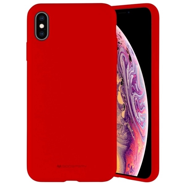 Pokrowiec silikonowy Mercury Goospery czerwony Apple iPhone 15 Plus