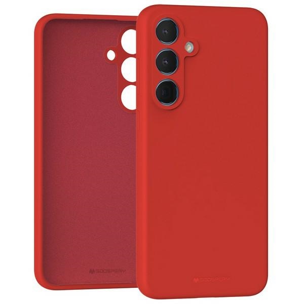 Pokrowiec silikonowy Mercury Goospery czerwony Samsung Galaxy A55