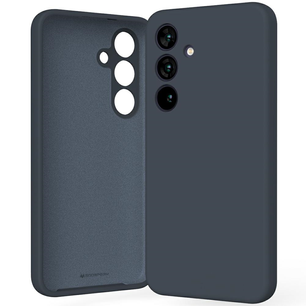 Pokrowiec silikonowy Mercury Goospery granatowy Samsung Galaxy S25