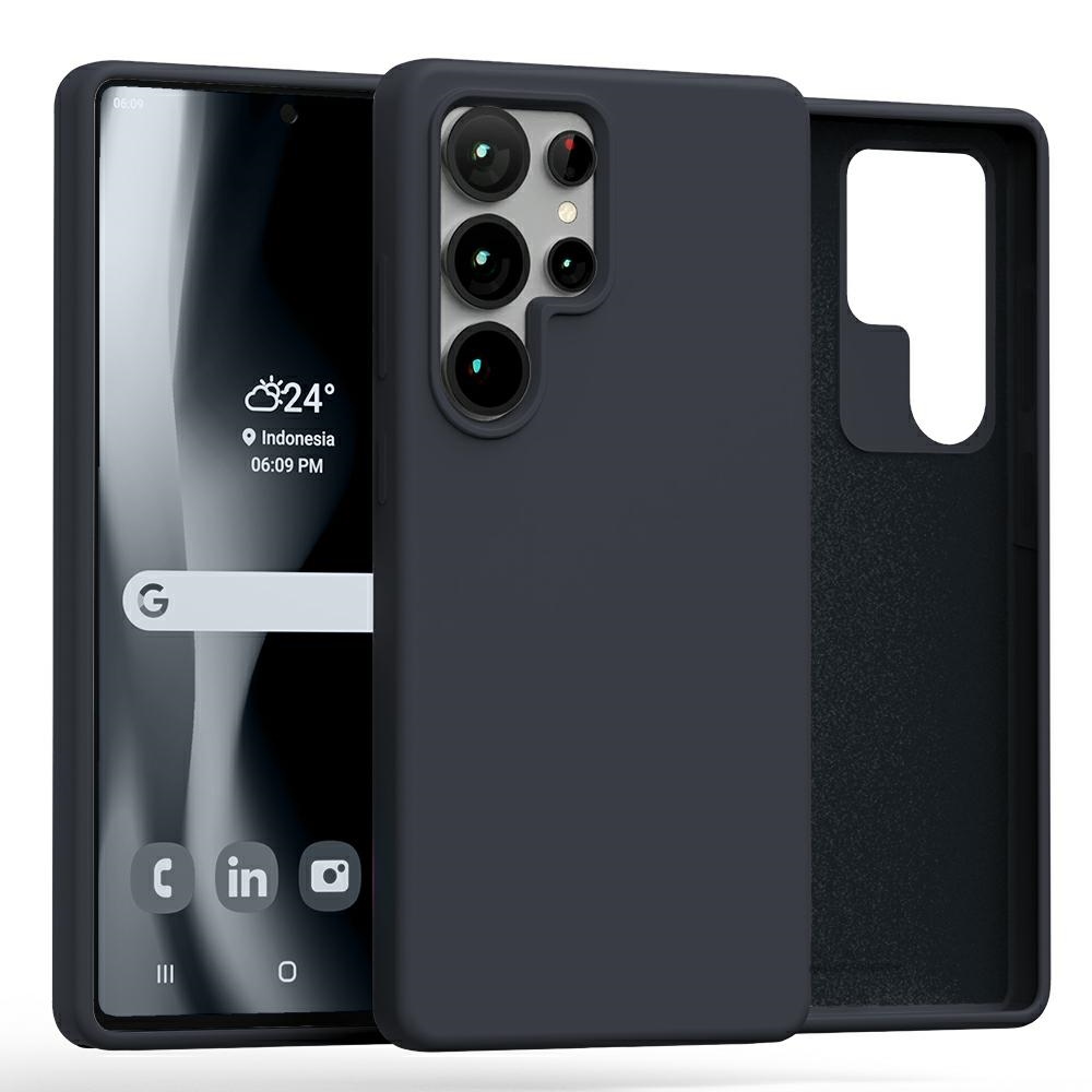 Pokrowiec silikonowy Mercury Goospery granatowy Samsung Galaxy S25 Ultra Pokrowiec silikonowy Mercury Goospery granatowy Samsung Galaxy S25 Ultra