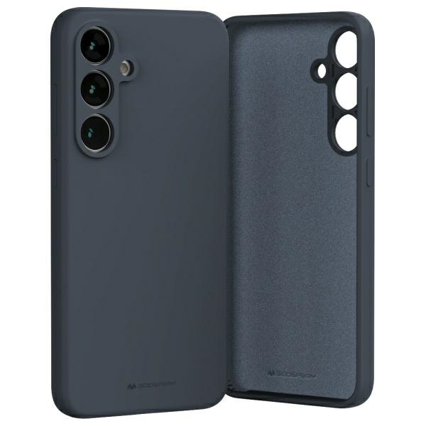 Pokrowiec silikonowy Mercury Goospery granatowy Samsung Galaxy S24 FE