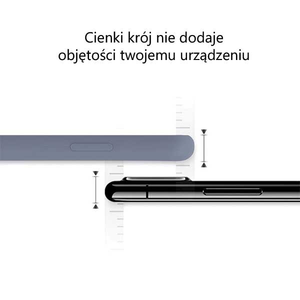 Pokrowiec silikonowy Mercury Goospery szary Apple iPhone SE 2022 / 4
