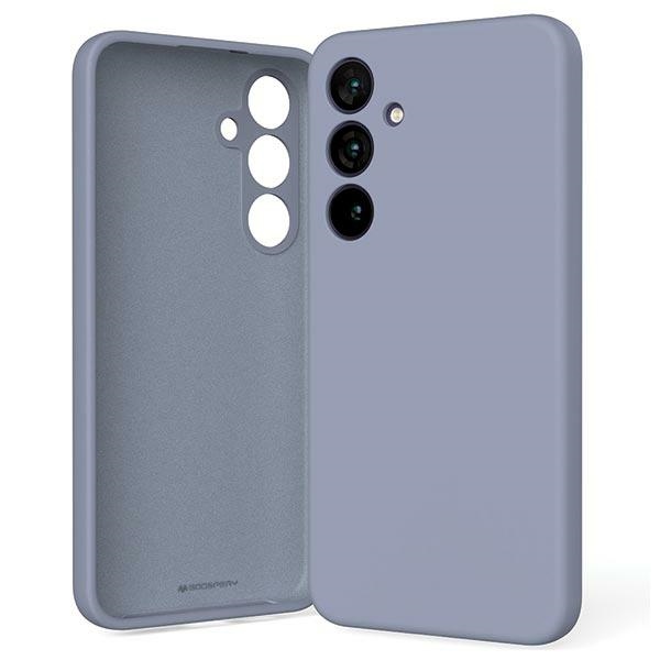 Pokrowiec silikonowy Mercury Goospery szary Samsung Galaxy S24 Plus