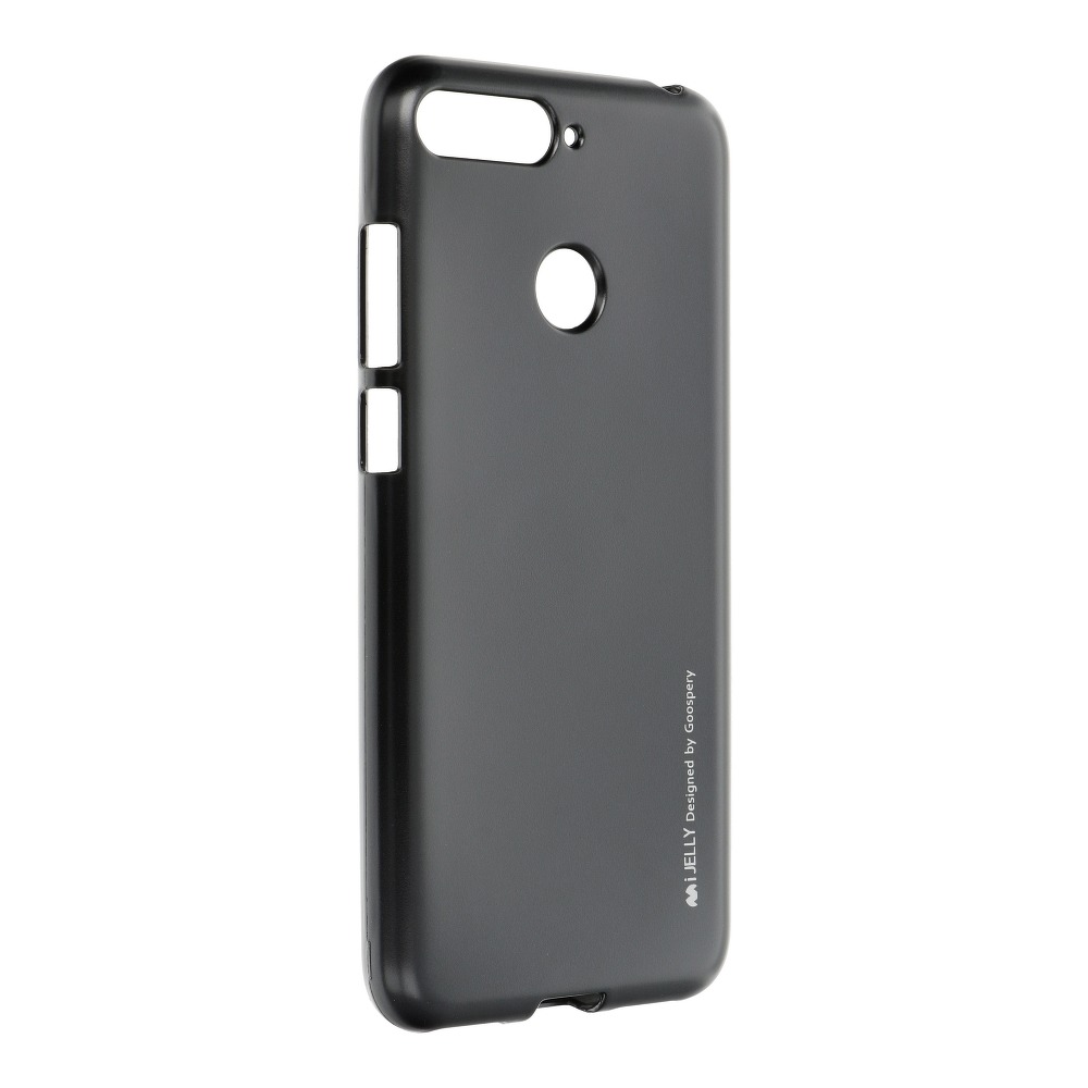 Pokrowiec silikonowy Mercury iJelly Case czarny Huawei Y6 Prime (2018)