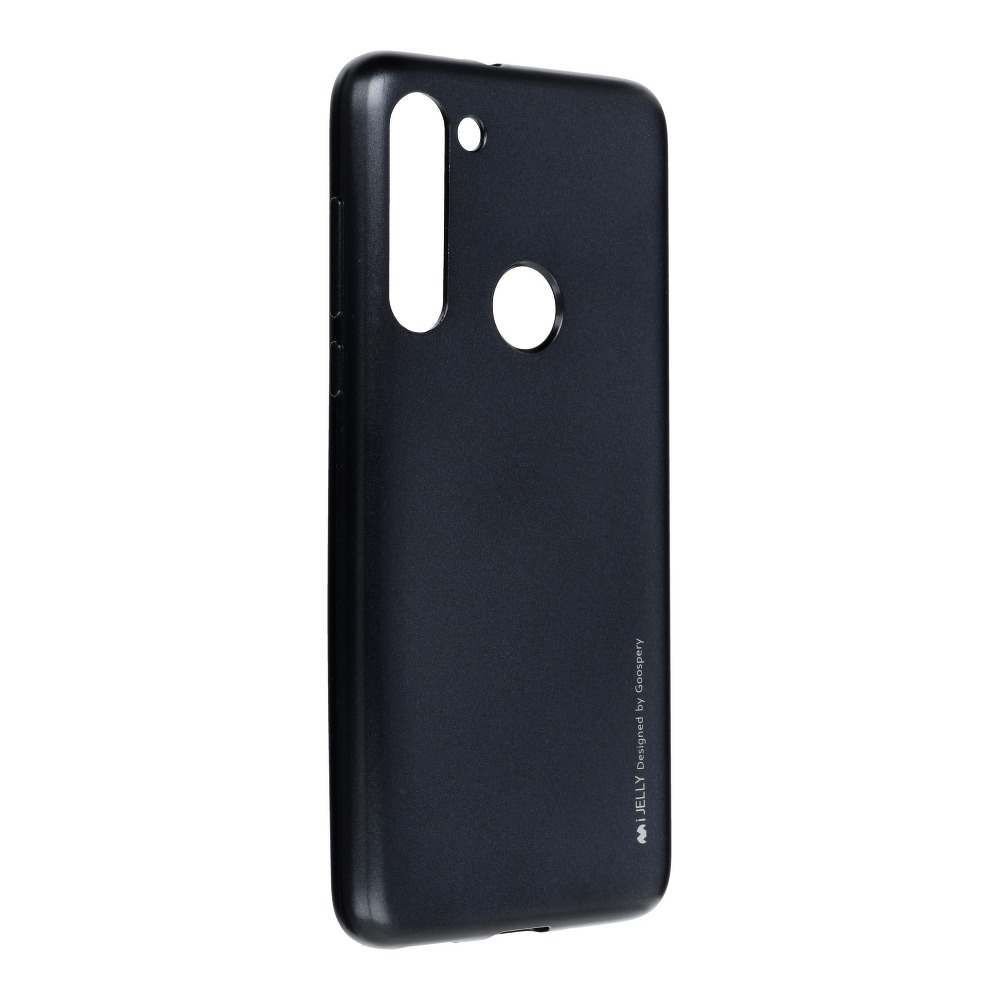 Pokrowiec silikonowy Mercury iJelly Case czarny Motorola Moto G8