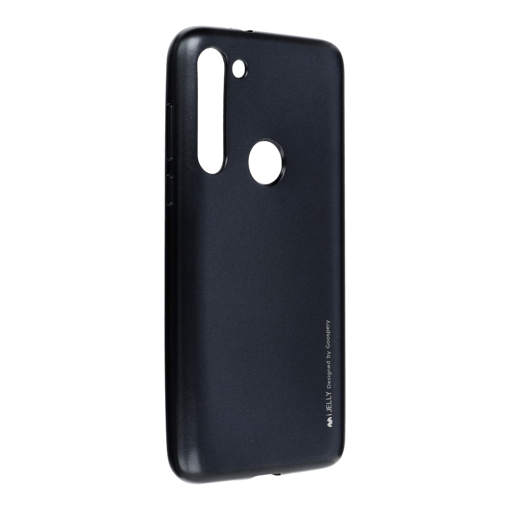 Pokrowiec silikonowy Mercury iJelly Case czarny Motorola Moto G8 Power
