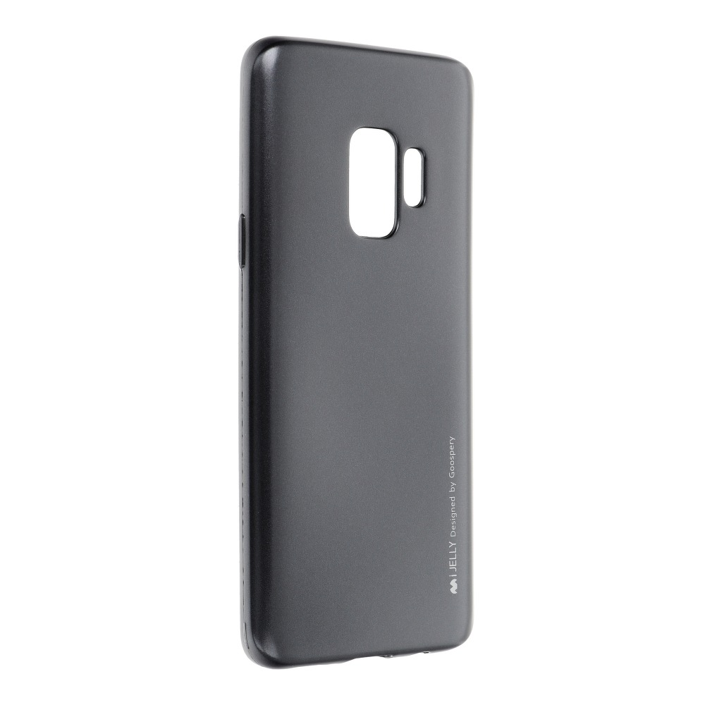 Pokrowiec silikonowy Mercury iJelly Case czarny Samsung Galaxy S9