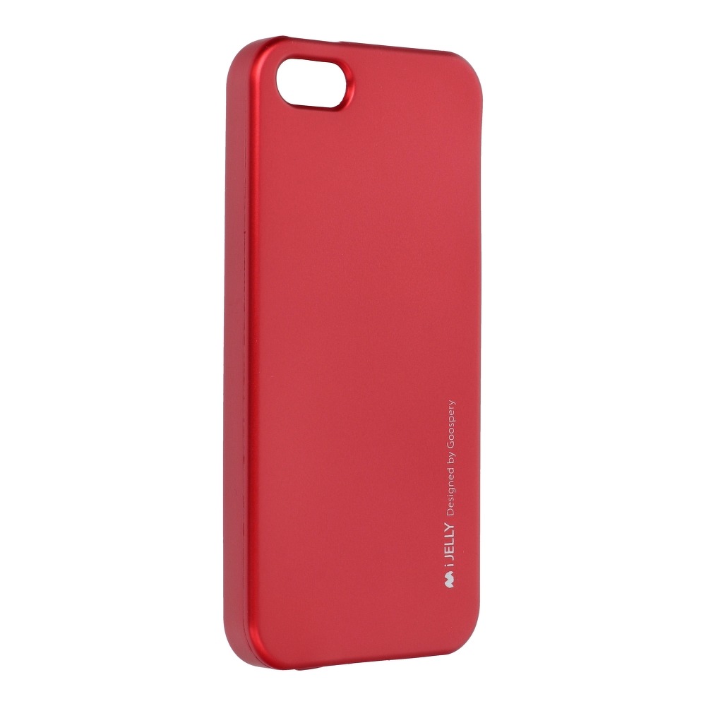 Pokrowiec silikonowy Mercury iJelly Case czerwony Apple iPhone 5s