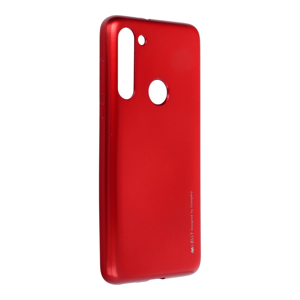 Pokrowiec silikonowy Mercury iJelly Case czerwony Motorola Moto G8