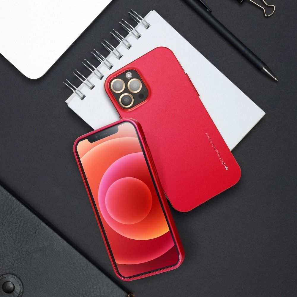Pokrowiec silikonowy Mercury iJelly Case czerwony Samsung A72 / 5