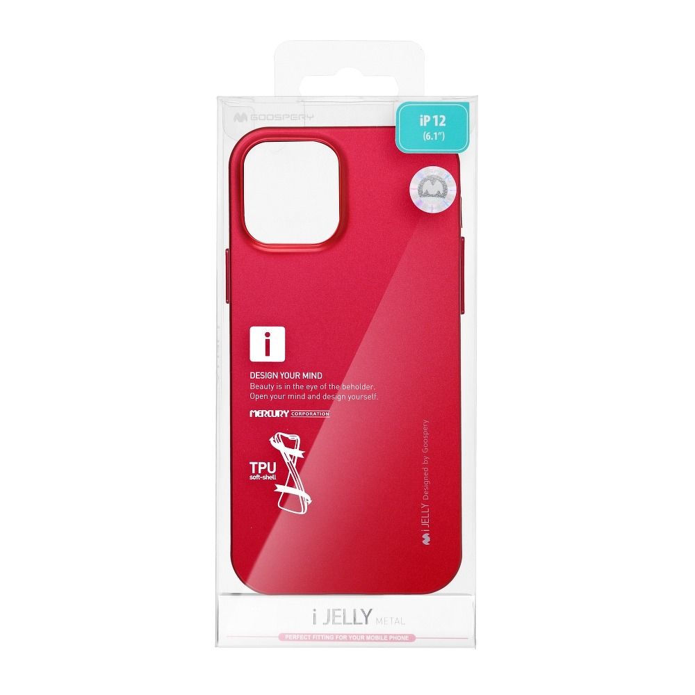 Pokrowiec silikonowy Mercury iJelly Case czerwony Samsung A72 / 6