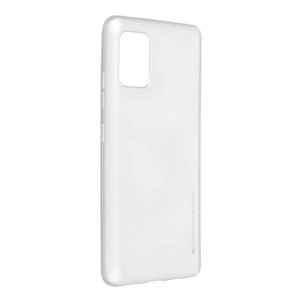 Pokrowiec silikonowy Mercury iJelly Case srebrny Samsung A51 5G