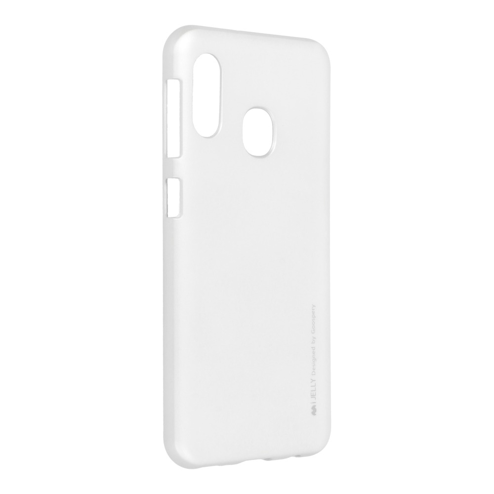 Pokrowiec silikonowy Mercury iJelly Case srebrny Samsung Galaxy A20e