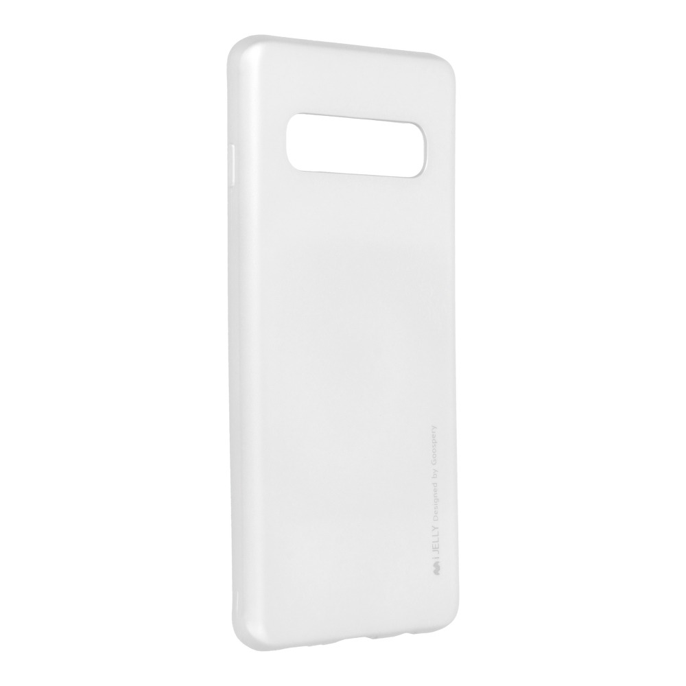 Pokrowiec silikonowy Mercury iJelly Case srebrny Samsung Galaxy S10