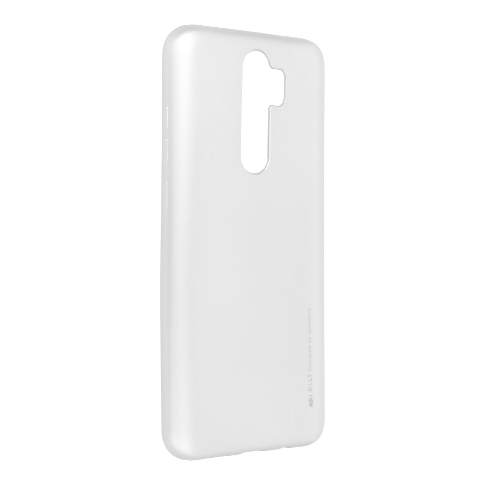 Pokrowiec silikonowy Mercury iJelly Case srebrny Xiaomi Redmi Note 8 Pro