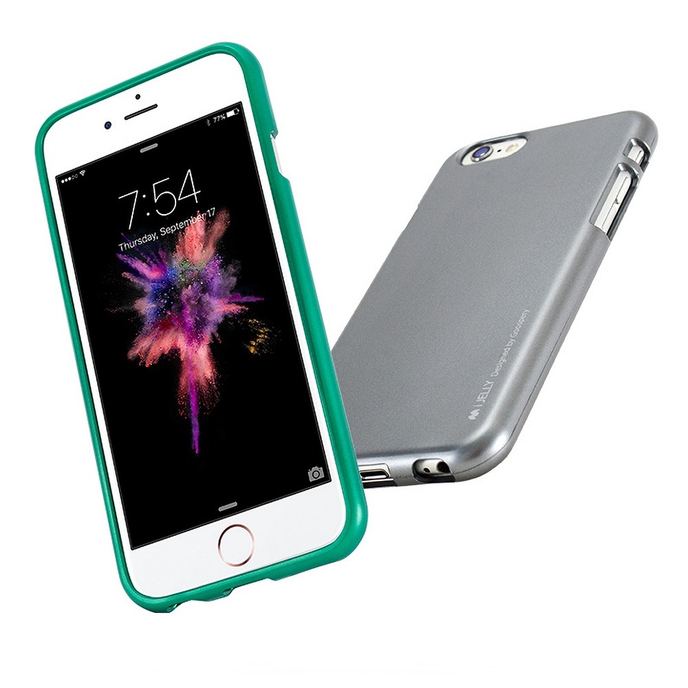 Pokrowiec silikonowy Mercury iJelly Case szary Apple iPhone 5s / 2