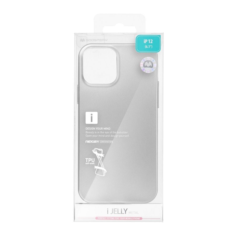 Pokrowiec silikonowy Mercury iJelly Case szary Samsung Galaxy A04S / 6