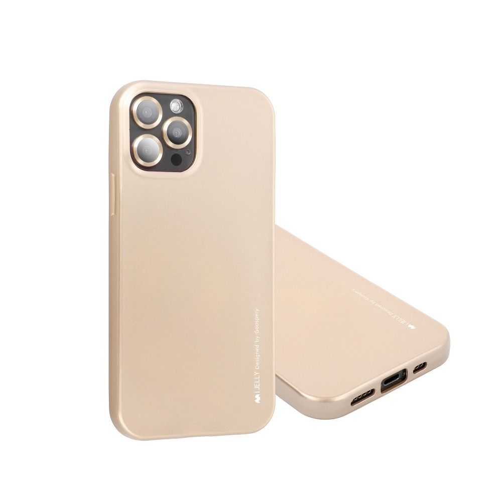 Pokrowiec silikonowy Mercury iJelly Case z�oty Apple iPhone 13 Pro / 4