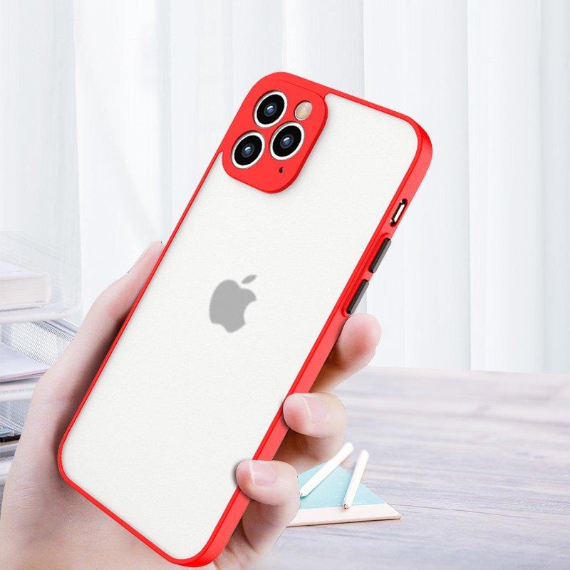 Pokrowiec silikonowy Milky Case czerwony Apple iPhone 12 / 11