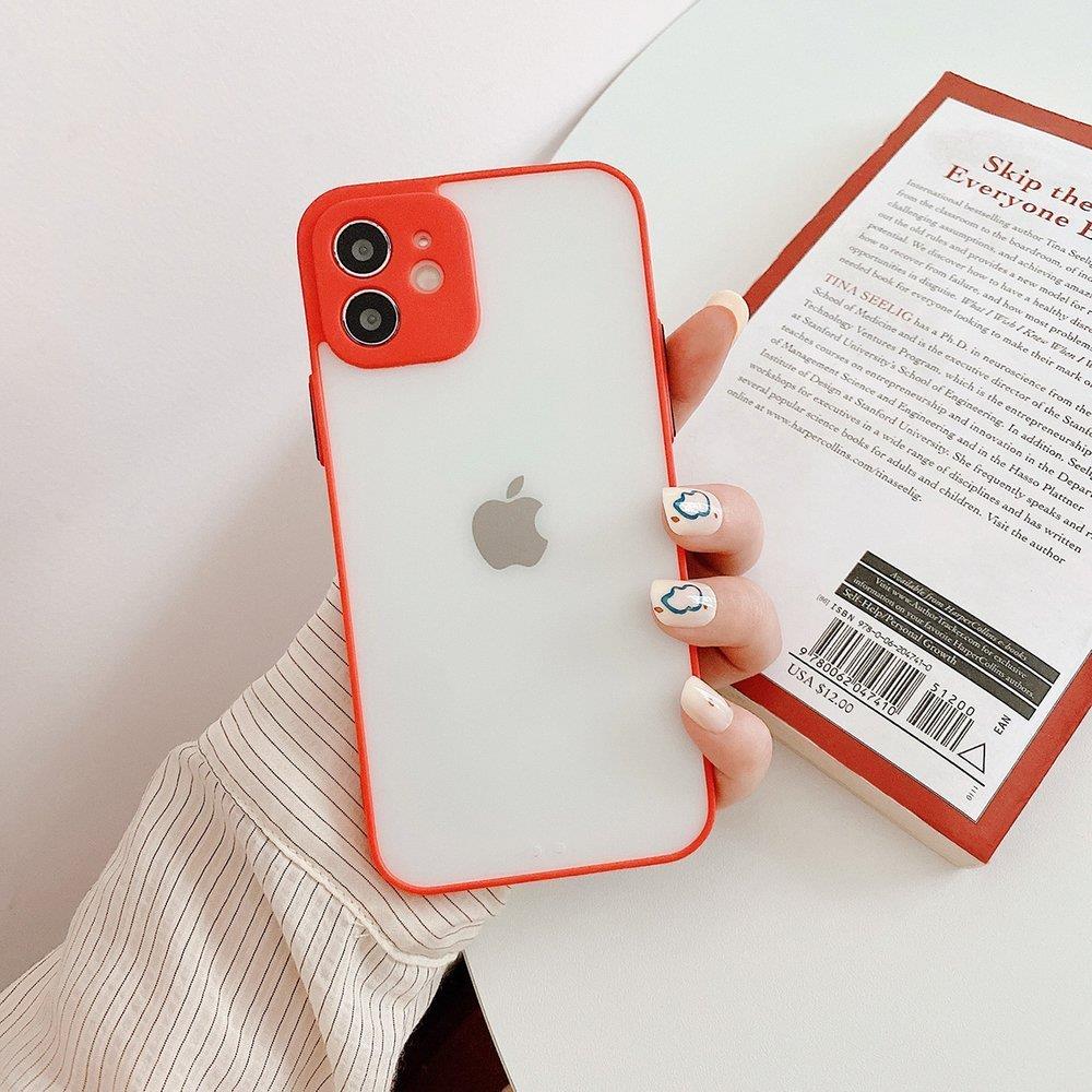 Pokrowiec silikonowy Milky Case czerwony Apple iPhone 12 / 3