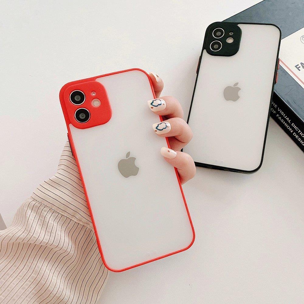Pokrowiec silikonowy Milky Case czerwony Apple iPhone 12 / 4