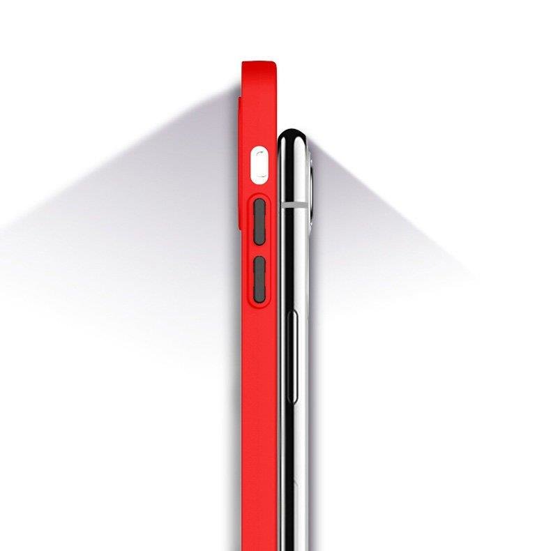 Pokrowiec silikonowy Milky Case czerwony Apple iPhone 12 / 7