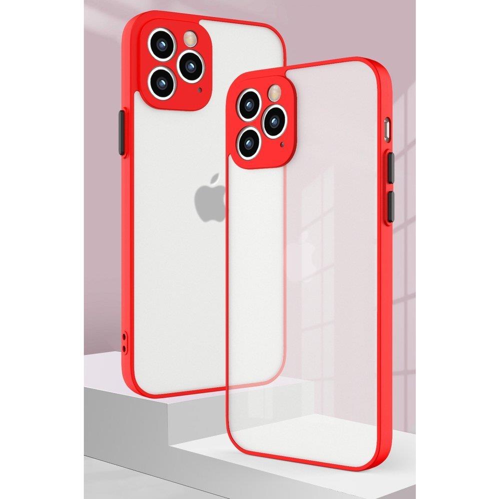 Pokrowiec silikonowy Milky Case czerwony Apple iPhone 12 Mini / 6