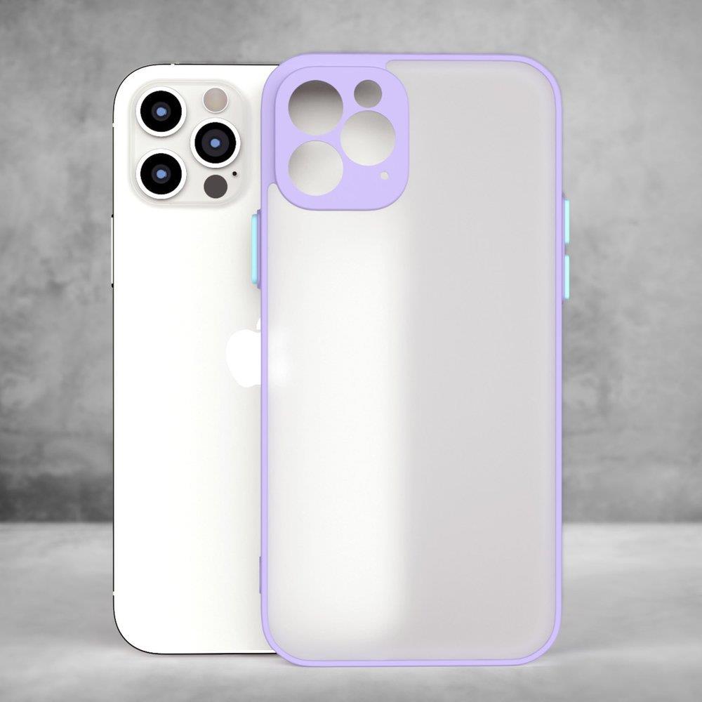 Pokrowiec silikonowy Milky Case fioletowy Apple iPhone 12 / 3