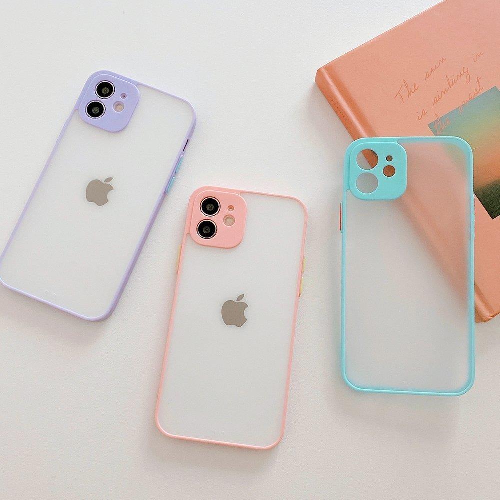 Pokrowiec silikonowy Milky Case fioletowy Apple iPhone 12 / 5