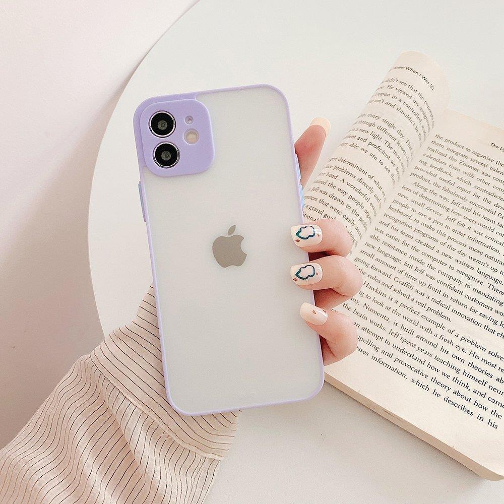 Pokrowiec silikonowy Milky Case fioletowy Apple iPhone SE 2020 / 4