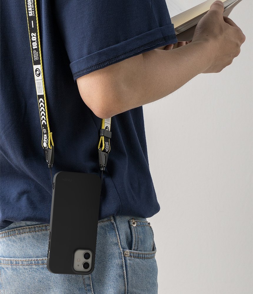 Pokrowiec silikonowy Ringke Air S czarny Apple iPhone 12 Mini / 7 Pokrowiec silikonowy Ringke Air S czarny Apple iPhone 12 Mini / 7