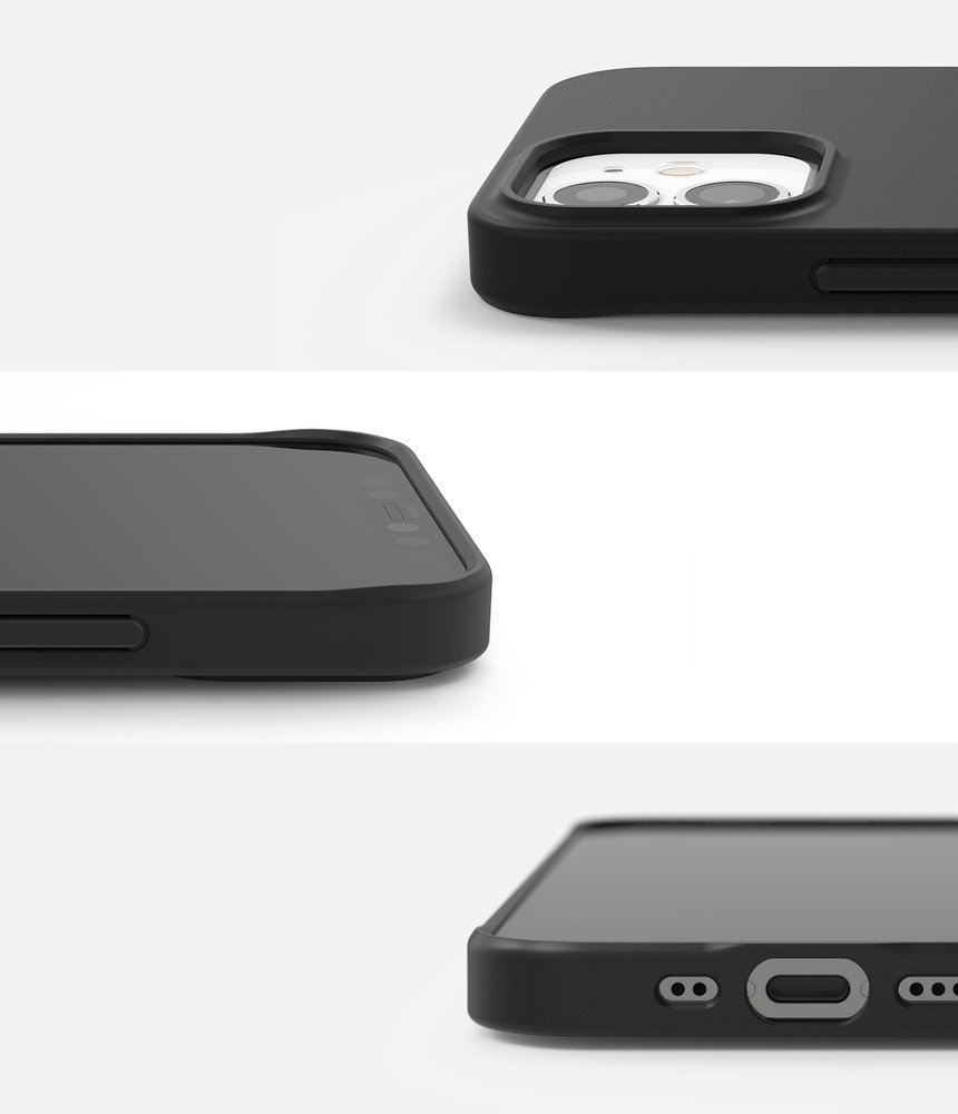 Pokrowiec silikonowy Ringke Air S czarny Apple iPhone 12 Mini / 8 Pokrowiec silikonowy Ringke Air S czarny Apple iPhone 12 Mini / 8