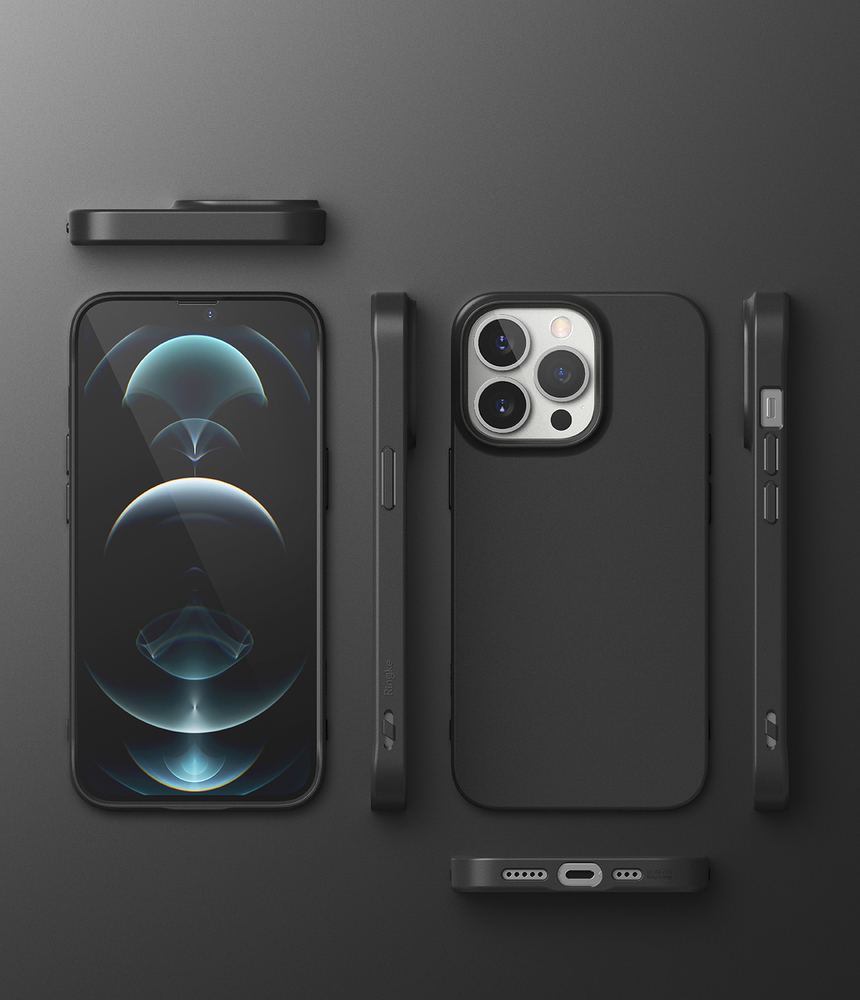 Pokrowiec silikonowy Ringke Air S czarny Apple iPhone 13 Pro / 10