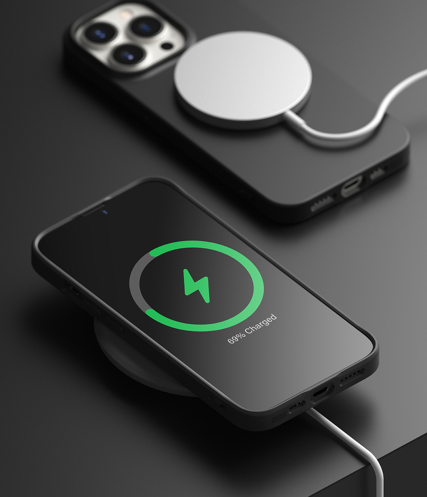 Pokrowiec silikonowy Ringke Air S czarny Apple iPhone 13 Pro / 9