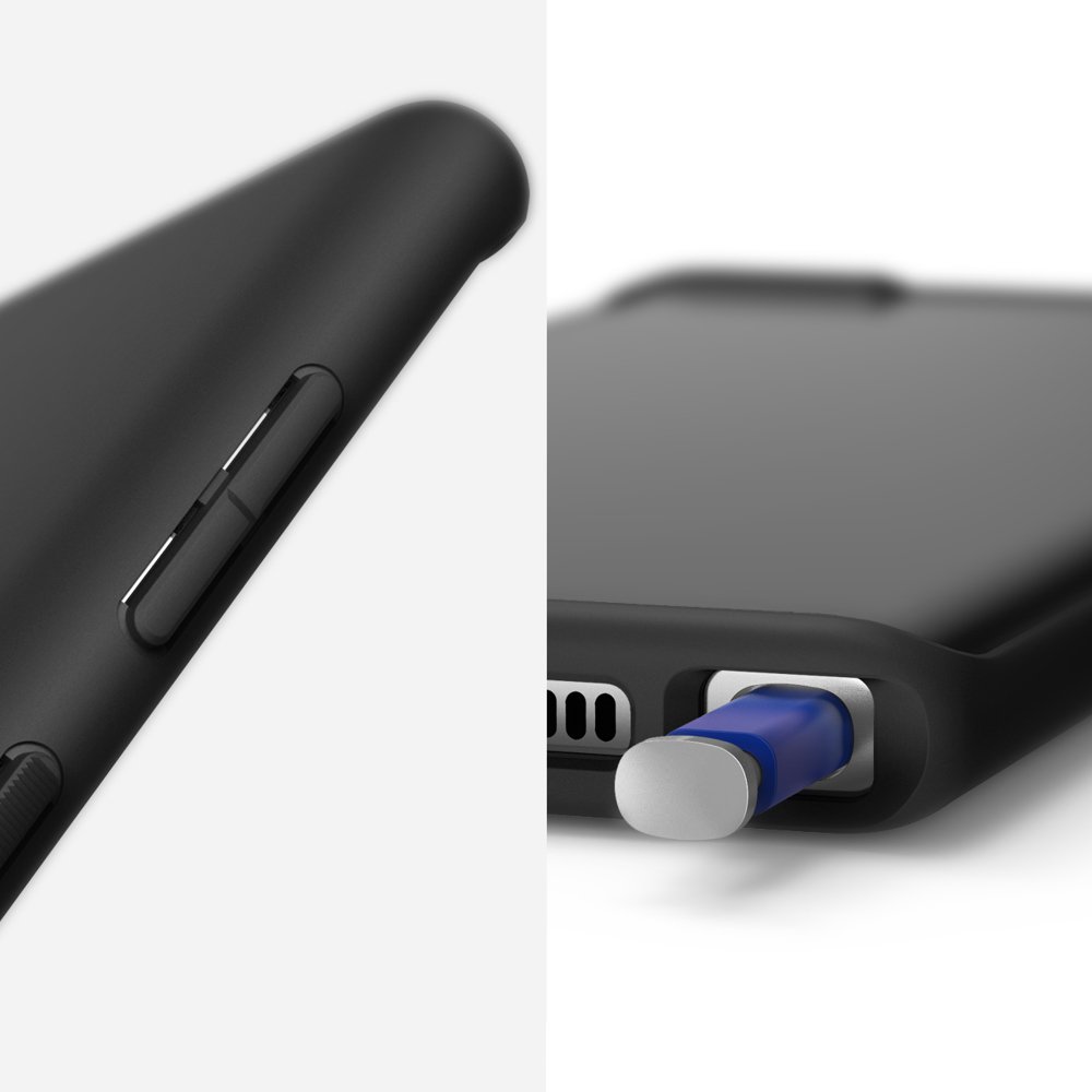 Pokrowiec silikonowy Ringke Air S czarny Samsung Galaxy Note 10 / 2
