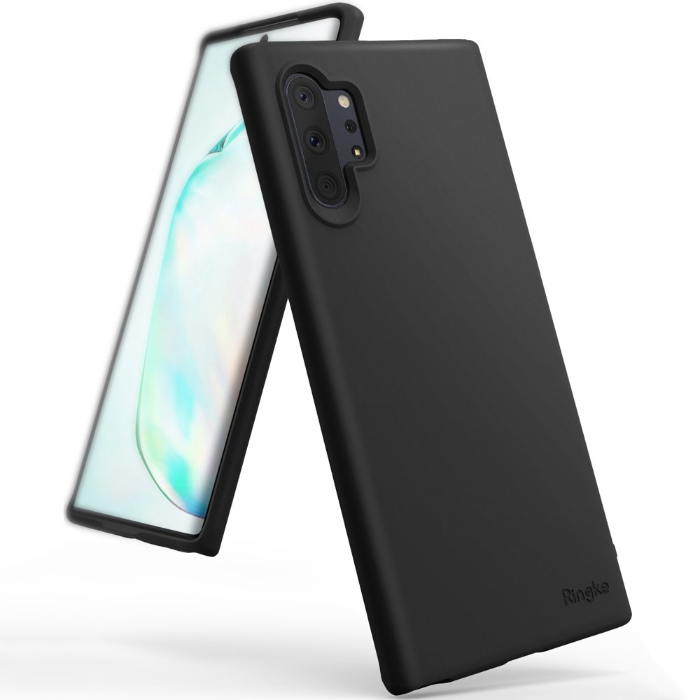 Pokrowiec silikonowy Ringke Air S czarny Samsung Galaxy Note 10 Plus