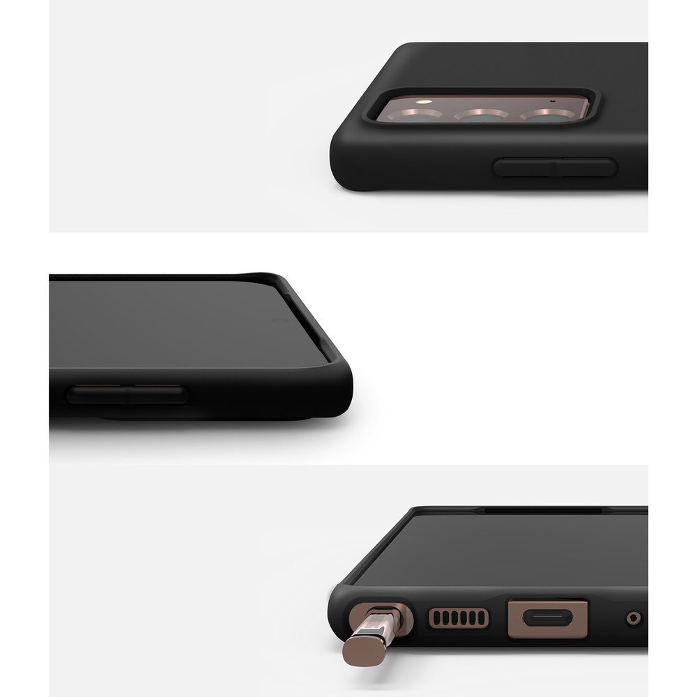 Pokrowiec silikonowy Ringke Air S czarny Samsung Galaxy Note 20 / 10