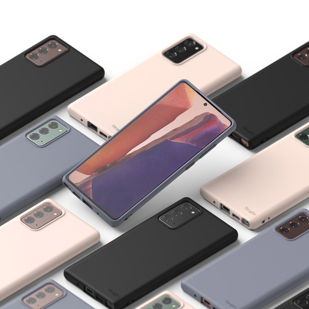 Pokrowiec silikonowy Ringke Air S czarny Samsung Galaxy Note 20 / 11