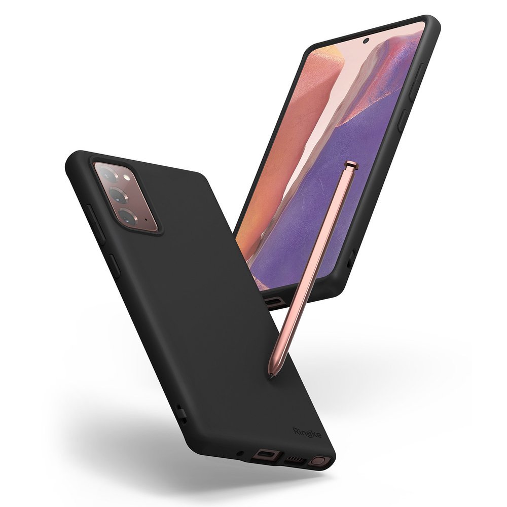 Pokrowiec silikonowy Ringke Air S czarny Samsung Galaxy Note 20 / 6