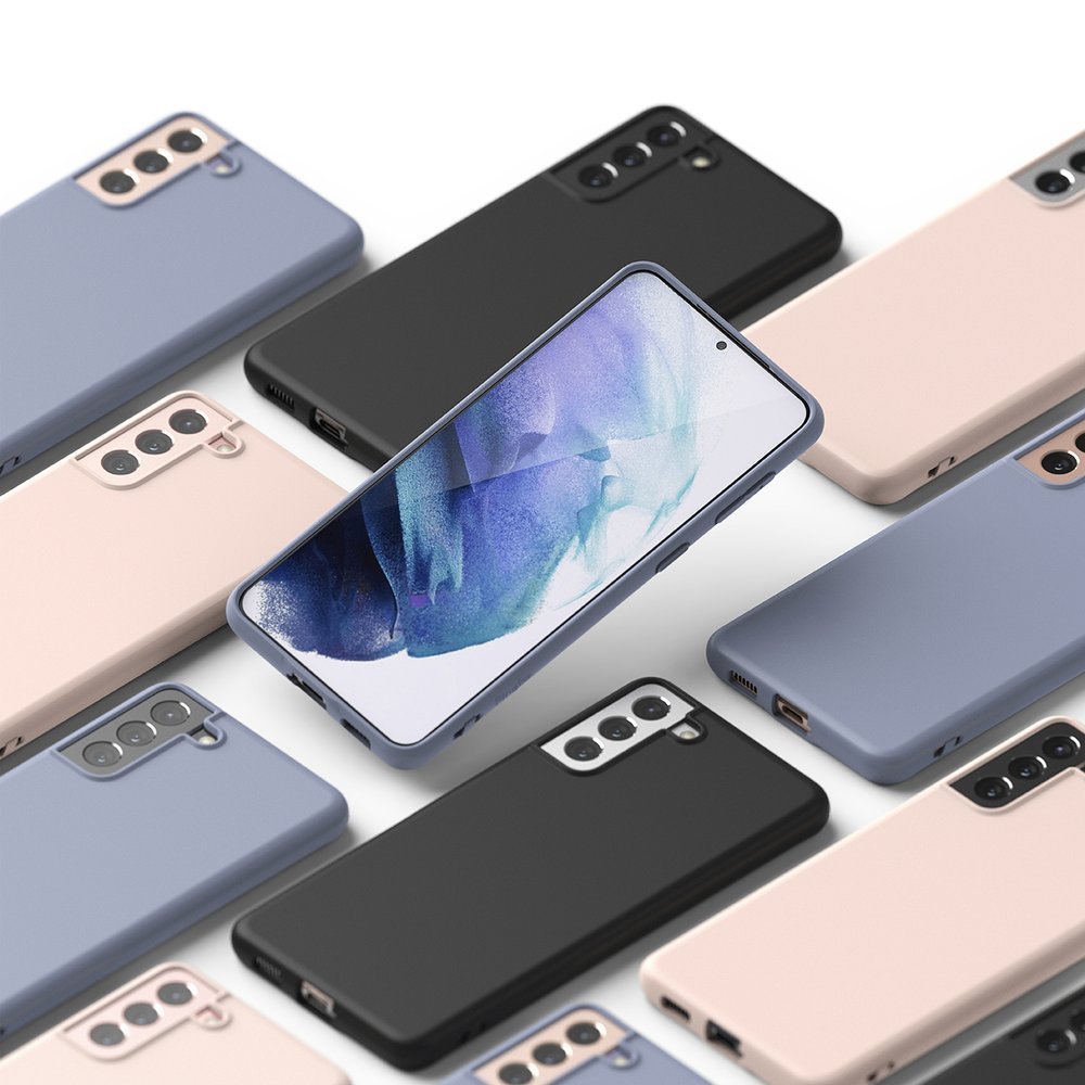 Pokrowiec silikonowy Ringke Air S czarny Samsung Galaxy S21 5G / 8